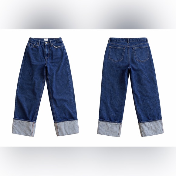 Kate Spade x Target Collaboration Dark Blue Boyfriend Jeans Size 4 - EUC - Picture 2 of 7